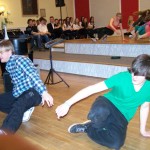 Breakdance. Links Robert Venus. Foto: Reinhard Rädler