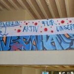 Der Förderverein begrüßt die Besucher