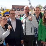 Das PSR-Team und der Bürgermeister