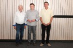 Der neue Vorstand mit Reinhard Mütze, Hartmut Nevoigt und Reinhard Müller
