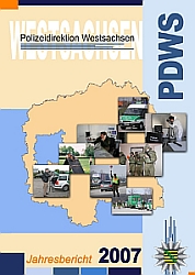 Titelblatt der Kriminalstatistik der PD Westsachsen