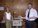 Wahlbeauftragte der Stadt Taucha: Frau Elke Müller und Herr Walther